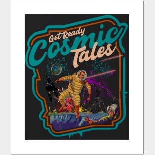 Cosmic Tales vintage sci fi Posters and Art